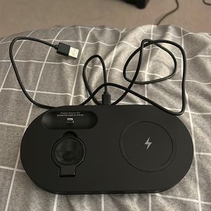 Apple Watch, iPhone, and AirPod three in one charger